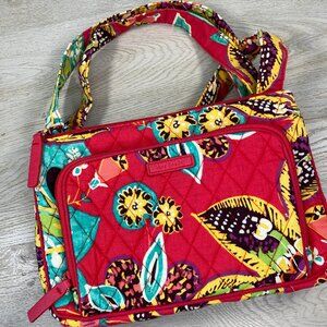 Vera Bradley Little Hipster Rumba Crossbody Quilted Floral